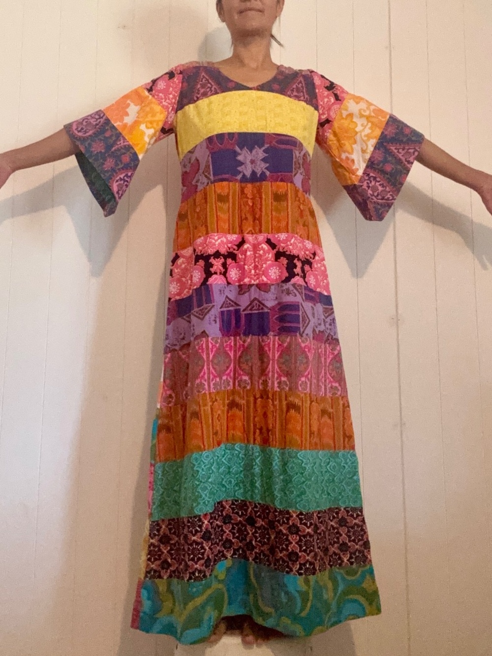 Vintage patchwork caftan